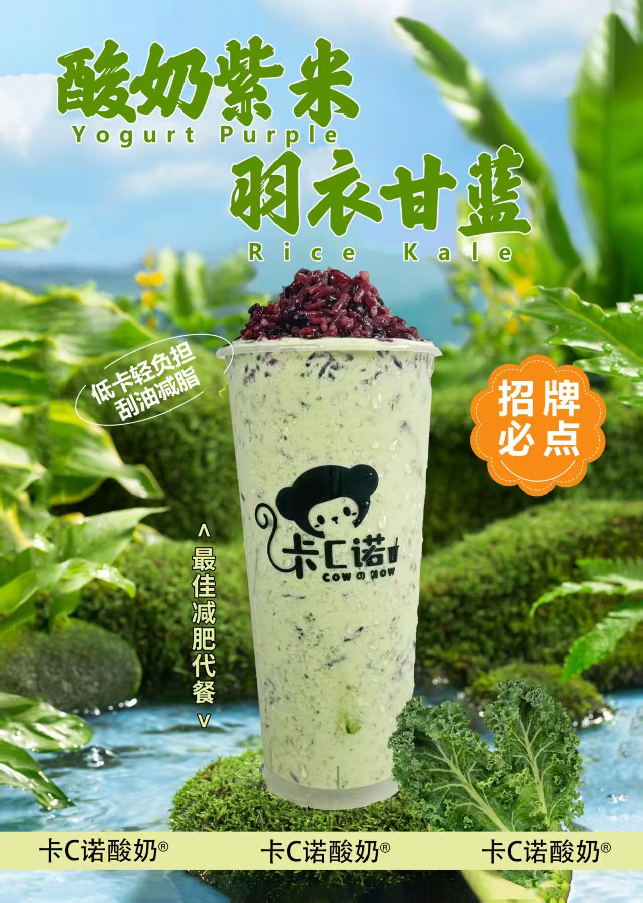 酸奶紫米 羽衣甘蓝